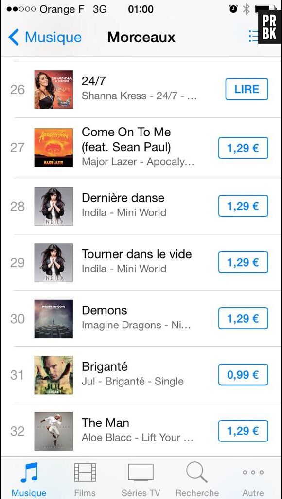 Shanna (Les Anges 6) : son single 24/7 est passé devant Indila ou Major Lazer hier sur iTunes