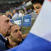 Karim Benzema et Franck Ribéry pendant France VS Paraguay, le 1er juin 2014 à Nice