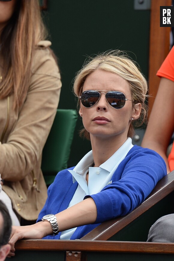 Sylvie Tellier à Roland Garros le 3 juin 2014