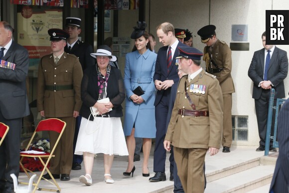 Kate Middleton et Prince William aux commémorations du Débarquement, le 6 juin 2014 à Arromanches