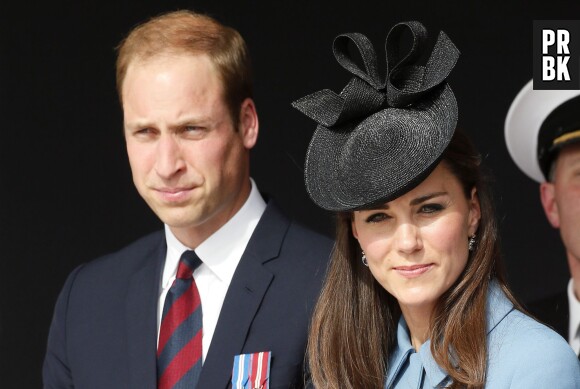 Kate Middleton et Prince William en couple pour les commémorations du Débarquement, le 6 juin 2014 à Arromanches