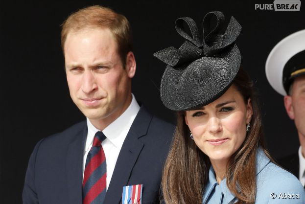 Kate Middleton et Prince William en couple pour les commémorations du Débarquement, le 6 juin 2014 à Arromanches