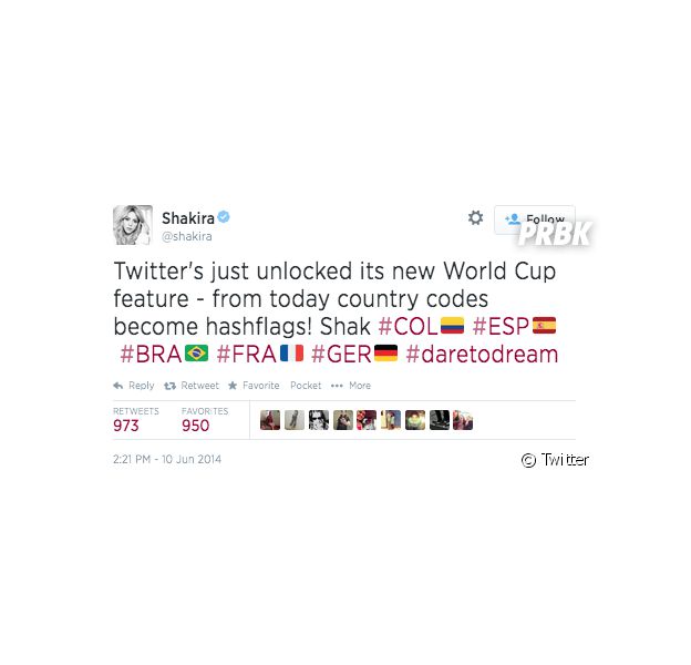 Twitter invente les hashflags pour soutenir votre équipe pendant la Coupe du Monde 2014