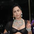  Lady Gaga montre ses seins dans un soutien-gorge transparent, &agrave; New York le 12 juin 2014 