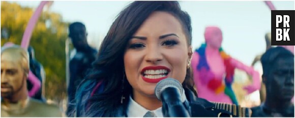 Demi Lovato donne de la voix dans le clip de Really Don't Care