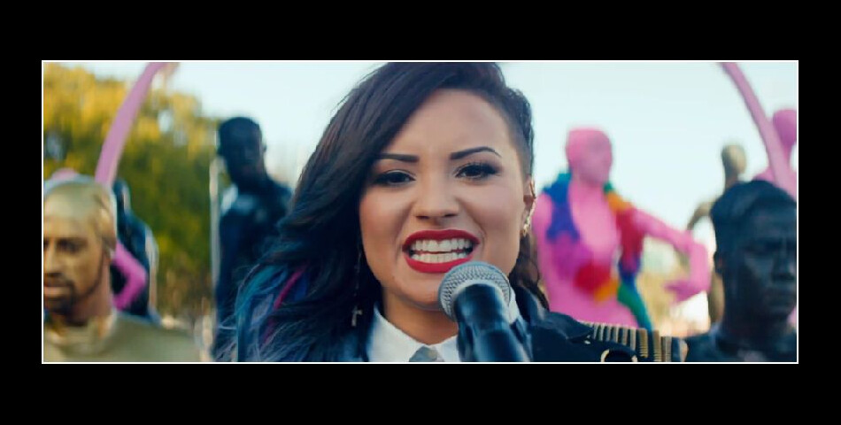  Demi Lovato donne de la voix dans le clip de Really Don&#039;t Care 