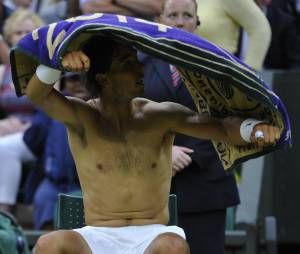 Rafael Nadal montre son corps &agrave; Londres