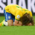  David Luiz sous le choc apr&egrave;s Br&eacute;sil VS Allemagne, le 8 juillet 2014 
