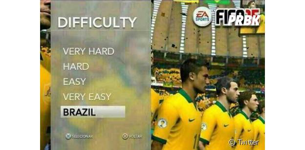 Un cliché détourné de FIFA 15 se moque de la défaite des Brésiliens au Mondial 2014