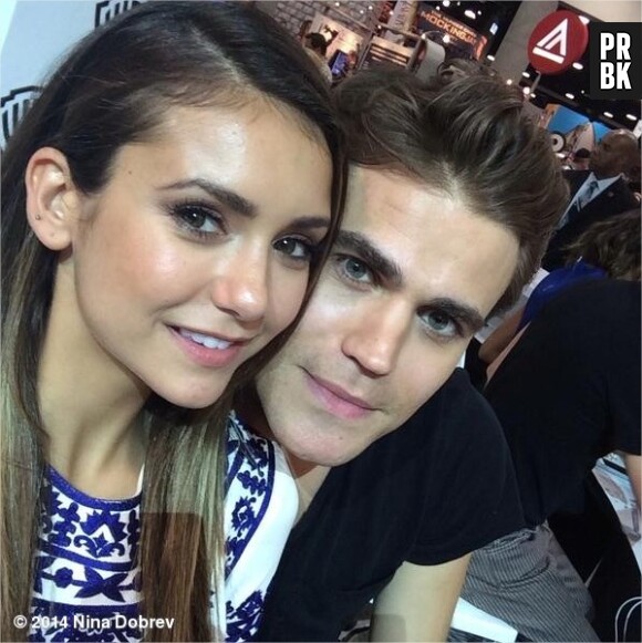 Nina Dobrev et Paul Wesley au Comic Con le 26 juillet 2014