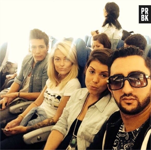 Caroline Receveur et Valentin Lucas : vacances au Mexique avec des amis en juillet 2014