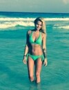 Caroline Receveur sexy en bikini pendant ses vacances à Cancun