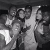 Kendall et Kylie Jenner avec Chris Brown, le week-end du 26 juillet 2014