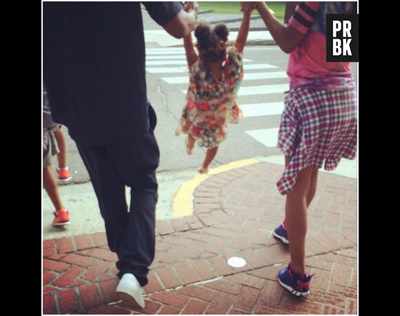Beyoncé et Jay Z en mode famille heureuse avec Blue Ivy, le 22 juillet 2014 sur Instagram