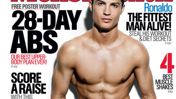Cristiano Ronaldo : ses abdos impressionnants exhibés en couv' de Men's Health