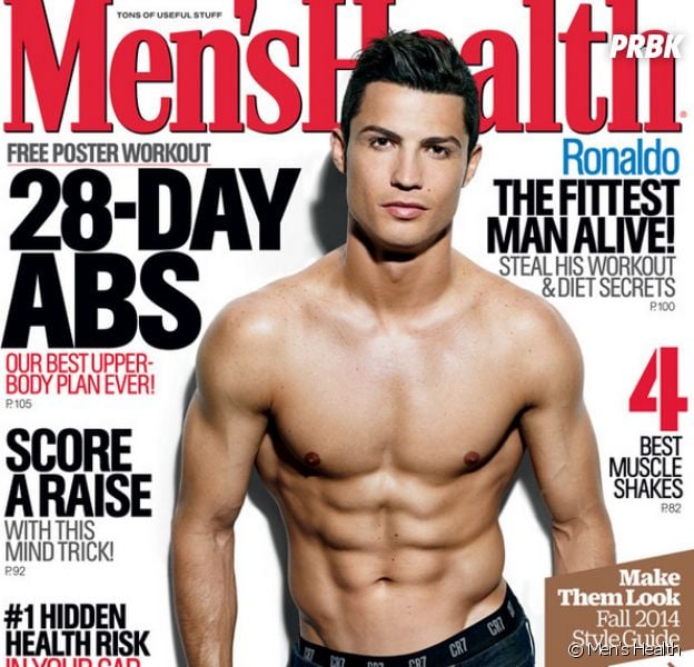 Cristiano Ronaldo sexy en Une de Men's Health