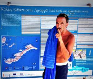 Nikos Aliagas : souvenir de ses vacances d'été en Grèce, juillet 2014