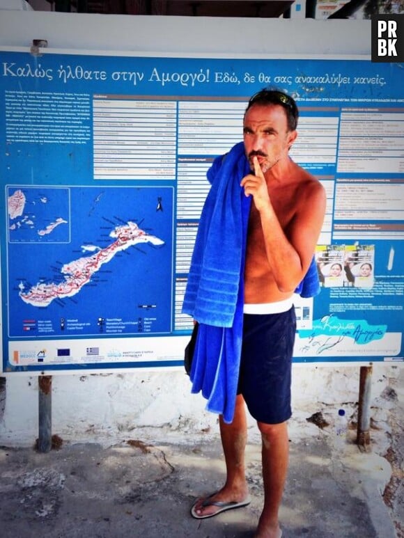 Nikos Aliagas : souvenir de ses vacances d'été en Grèce, juillet 2014
