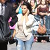 Kim Kardashian, devant les studios de l'émission de Jimmy Kimmel à Hollywood, le 4 août 2014