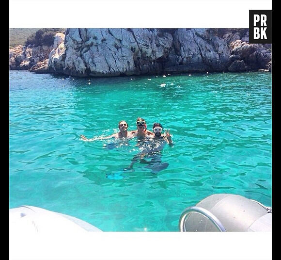 Tal : plongée avec son chéri Anthony pendant ses vacances en août 2014