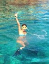 Tal : bikini et plongée pour ses vacances en août 2014