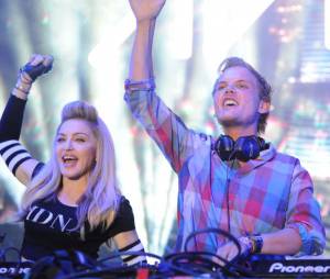 Avicii, ici au côté de Madonna, est le 3ème DJ le mieux payé du monde en 2014