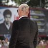 James Franco avec un tatouage sur le crâne au Festival du Film de Venise, le 5 septembre 2014