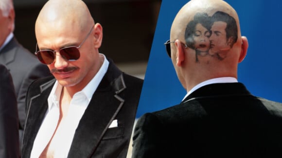 James Franco moustachu, chauve et tatoué à Venise : les photos chocs