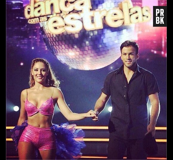 David Carreira et sa partenaire Ana en finale de Danse avec les Stars au Portugal