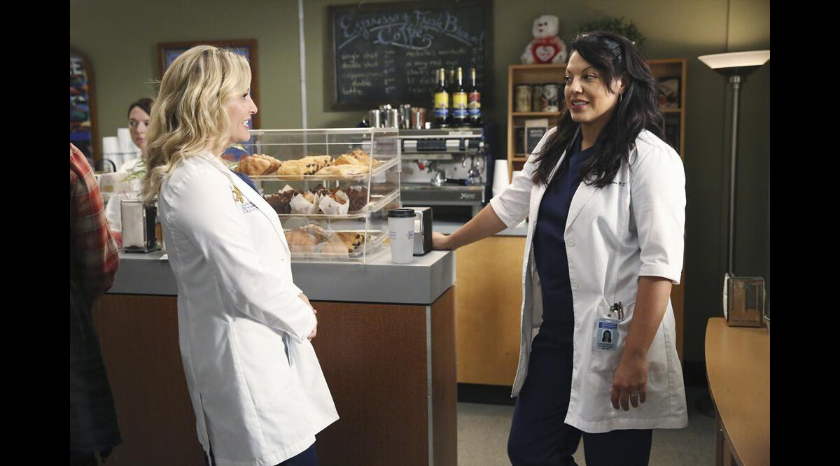 Photo : Grey's Anatomy saison 11, épisode 1 : Jessica Capshaw et Sara