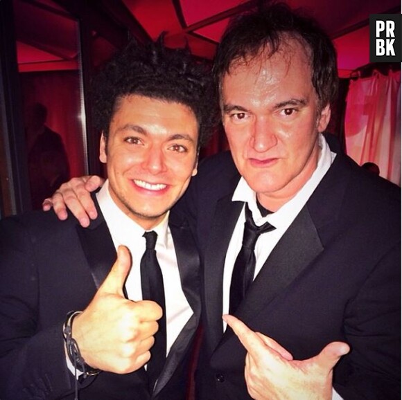 Kev Adams et Quentin Tarantino sur Instagram