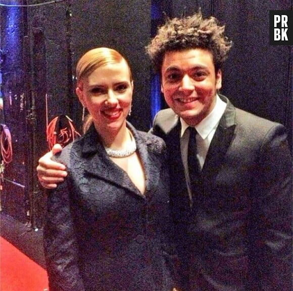 Kev Adams et Scarlett Johansson sur Instagram
