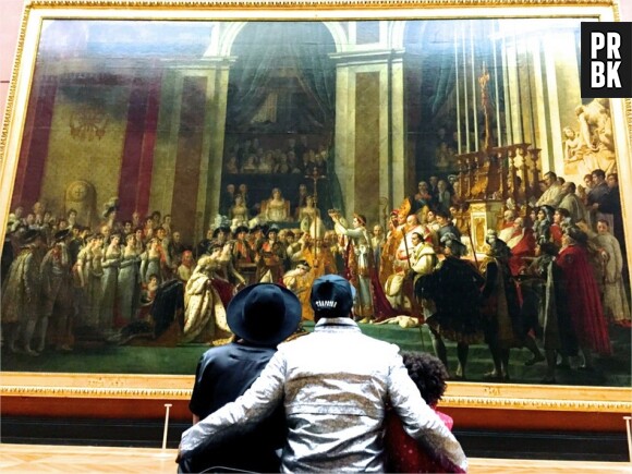 Beyoncé, Jay-Z et Blue Ivy s'instruisent au Louvre