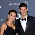  Novak Djokovic et Jelena Ristic en couple &agrave; Londres, le 6 f&eacute;vrier 2012 