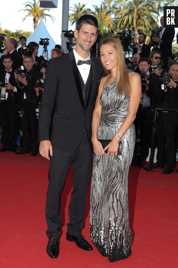Novak Djokovic et sa belle Jelena Ristic au festival de Cannes 2012