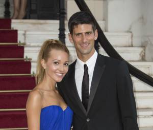 Novak Djokovic et Jelena Ristic en couple &agrave; Monaco, le 27 juillet 2013