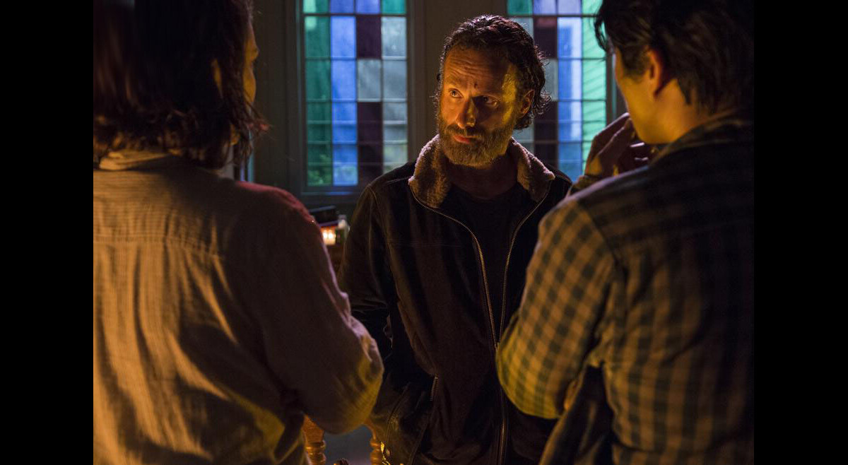 Photo : The Walking Dead saison 5, épisode 3 : rick sur une photo