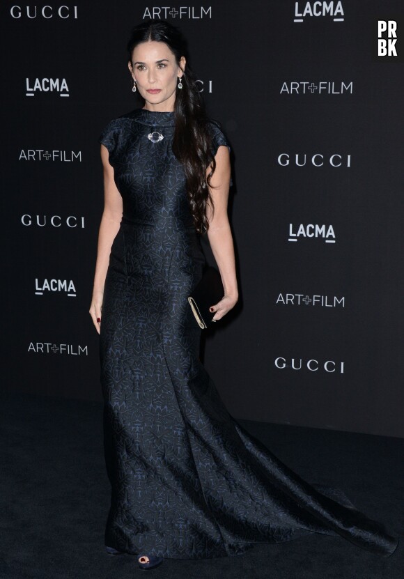 Demi Moore : robe sobre et classe à l'ACMA, à Los Angeles, le samedi 1er novembre 2014