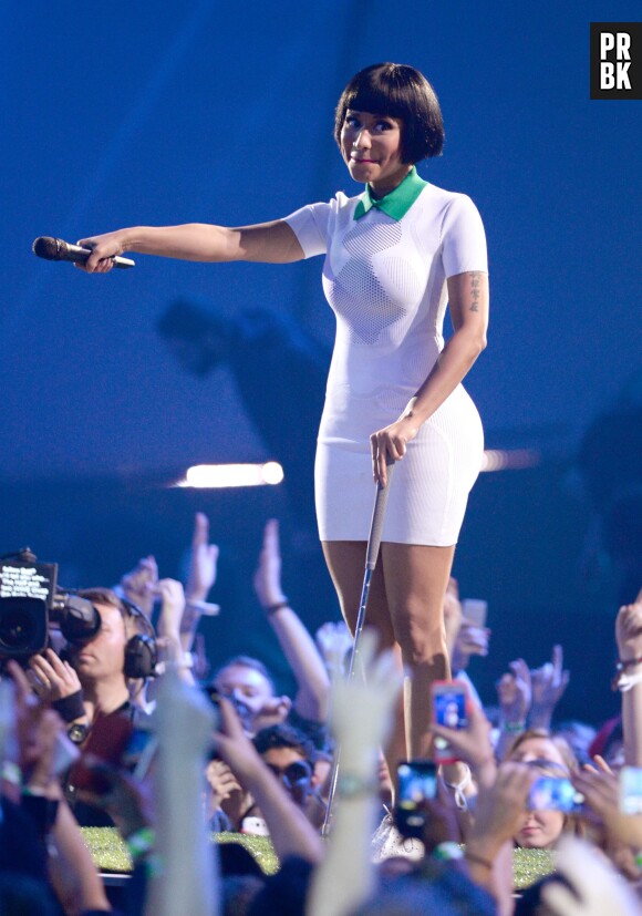 Nicki Minaj : sa tenue de golf aux MTV EMA 2014 le dimanche 9 novembre 2014 à Glasgow