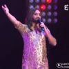 Cyril Hanouna en Conchita Wurst chante 'Les Sardines' pour les 40 ans de carrière de Patrick Sébastien, le 14 novembre 2014 sur France 2