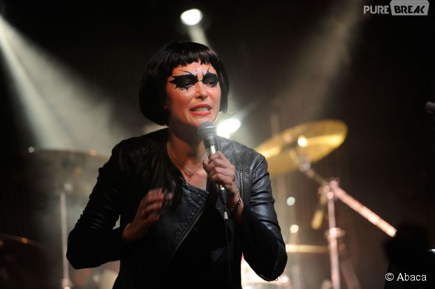 Sandrine Quétier : rockeuse de choc avec son groupe The Jokers au Bus Palladium, le 27 novembre 2014