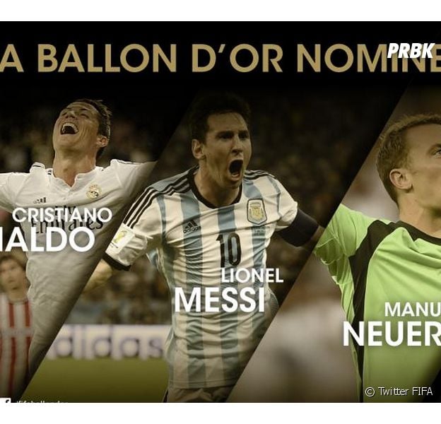 Ballon d'Or 2014 : Lionel Messi, Cristiano Ronaldo et Manuel Neuer sont les finalistes