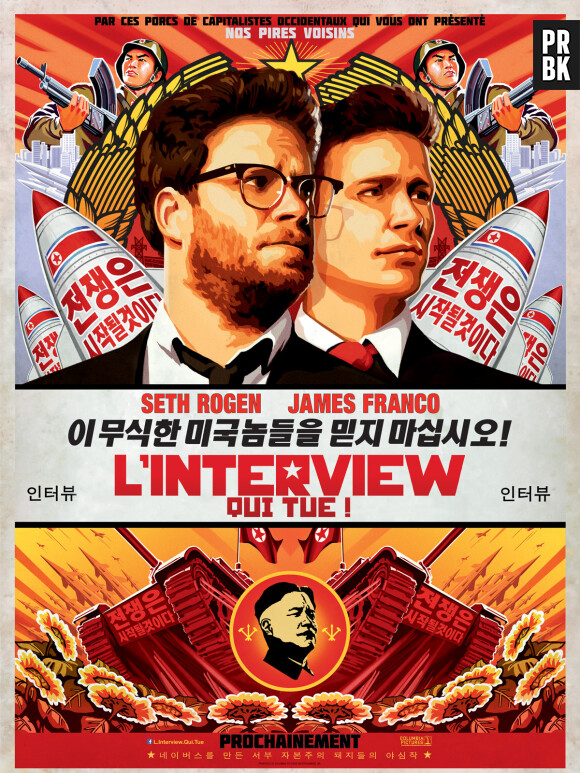 James Franco et Seth Rodgen : leur nouveau film, L'interview qui tue", retiré des salles de cinéma suite à des menaces terroristes ?