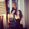 Leila Ben Khalifa sexy et décolletée au côté d'une amie sur Instagram, le 15 décembre 2014