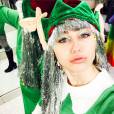  Miley Cyrus en elfe de No&euml;l 