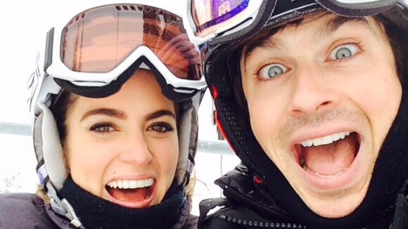 Ian Somerhalder et Nikki Reed : vacances au ski en amoureux et en famille