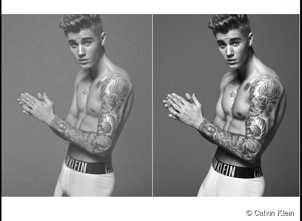 Justin Bieber Pour Calvin Klein Le Avant Après Photoshop Qui Fait Mal Purebreak