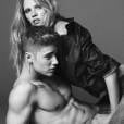 Justin Bieber et Lara Stone sexy pour Calvin Klein