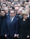  Fran&ccedil;ois Hollande entour&eacute; de plusieurs chefs d'Etat et politiques du monde entier lors de la marche r&eacute;publicaine &agrave; Paris, le 11 janvier 2014 