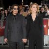 Johnny Depp et Amber Heard réunis à l'avant-première de Charlie Mortdecai, le 19 janvier 2015 à Londres
